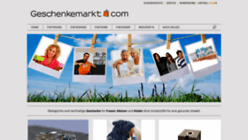 What Geschenkemarkt.com website looked like in 2018 (5 years ago)