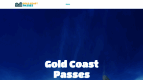 What Goldcoastpasses.com.au website looked like in 2018 (5 years ago)
