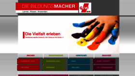 What Gew-bildungsmacher.de website looked like in 2018 (5 years ago)