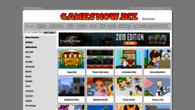 What Gamesnow.biz website looked like in 2018 (5 years ago)