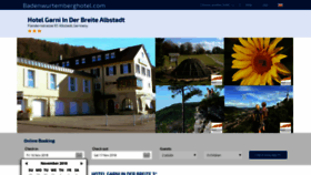 What Garni-in-der-breite.badenwurtemberghotel.com website looked like in 2018 (5 years ago)
