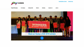 What Godrejcareers.com website looked like in 2018 (5 years ago)