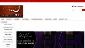 What Guitarcollection.com.my website looked like in 2018 (5 years ago)