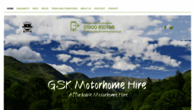 What Gskmotorhomes.co.uk website looked like in 2018 (5 years ago)