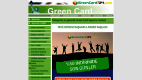 What Greencard724.com website looked like in 2018 (5 years ago)