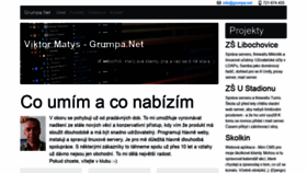 What Grumpa.net website looked like in 2018 (5 years ago)