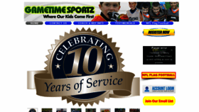 What Gametimesportz.org website looked like in 2018 (5 years ago)