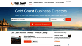 What Goldcoastonlinedirectory.com.au website looked like in 2018 (5 years ago)