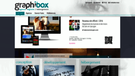 What Graphibox.biz website looked like in 2018 (5 years ago)