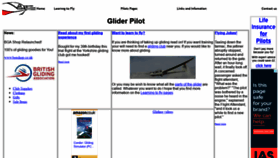 What Glider-pilot.co.uk website looked like in 2018 (5 years ago)