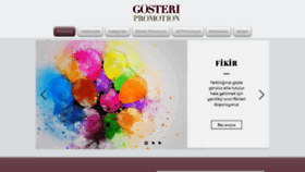 What Gosteripromosyon.com website looked like in 2018 (5 years ago)