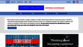 What Governorswales.org.uk website looked like in 2018 (5 years ago)