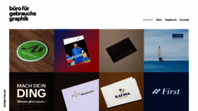 What Gebrauchsgraphik.net website looked like in 2018 (7 years ago)