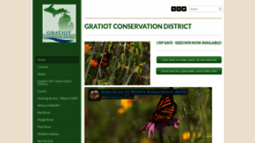 What Gratiotconservationdistrict.org website looked like in 2018 (5 years ago)