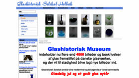 What Glashistoriskselskab.dk website looked like in 2018 (5 years ago)