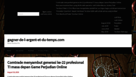 What Gagner-de-l-argent-et-du-temps.com website looked like in 2018 (5 years ago)