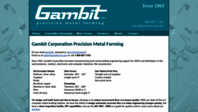 What Gambitcorp.com website looked like in 2018 (5 years ago)