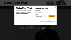 What Globalgolfpost.com website looked like in 2018 (5 years ago)