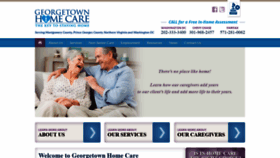 What Georgetownhomecare.com website looked like in 2018 (5 years ago)