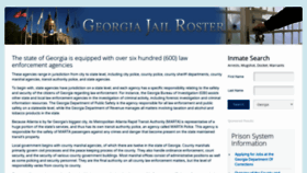 What Georgiajailroster.com website looked like in 2018 (5 years ago)