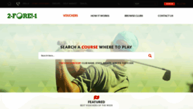 What Golfvouchers.com.au website looked like in 2018 (5 years ago)
