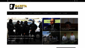 What Gazetadecluj.ro website looked like in 2018 (5 years ago)