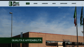 What Gattimetal.it website looked like in 2018 (6 years ago)