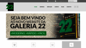 What Galeria22.com website looked like in 2018 (5 years ago)