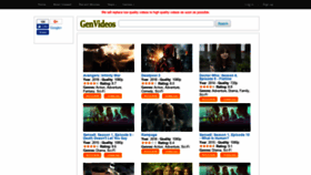 What Genvideos.com website looked like in 2018 (5 years ago)