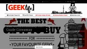 What Geekwithstyle.ca website looked like in 2018 (5 years ago)