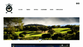 What Golfcordoba.com website looked like in 2018 (5 years ago)