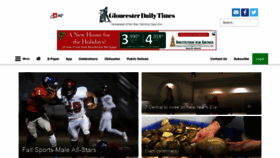 What Gloucestertimes.com website looked like in 2018 (5 years ago)