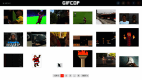 What Gifcop.com website looked like in 2018 (5 years ago)