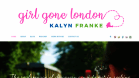 What Girlgonelondon.com website looked like in 2018 (5 years ago)
