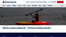 What Gatewaysailingclub.com website looked like in 2018 (5 years ago)