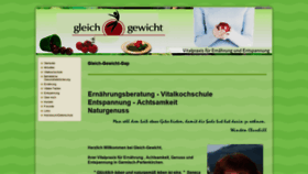 What Gleich-gewicht-gap.de website looked like in 2018 (5 years ago)