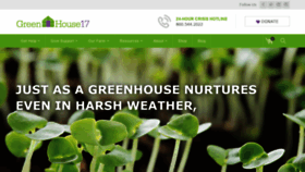 What Greenhouse17.org website looked like in 2018 (5 years ago)