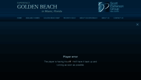 What Goldenbeach.com website looked like in 2018 (5 years ago)