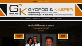 What G2k-praxis.at website looked like in 2018 (5 years ago)