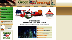 What Greencardmerkezi.com website looked like in 2018 (5 years ago)