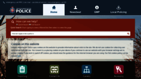 What Gmp.police.uk website looked like in 2018 (7 years ago)