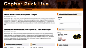 What Gopherpucklive.com website looked like in 2018 (5 years ago)