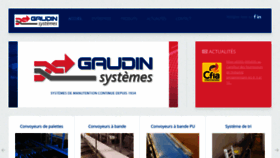 What Gaudin-systemes.com website looked like in 2018 (5 years ago)