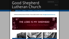 What Goodshepherdholmen.org website looked like in 2018 (5 years ago)