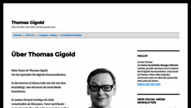 What Gigold.de website looked like in 2018 (5 years ago)