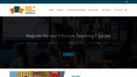 What Goodtogreatschools.org.au website looked like in 2018 (5 years ago)
