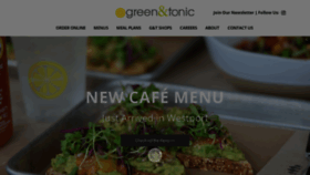 What Greenandtonic.com website looked like in 2018 (5 years ago)