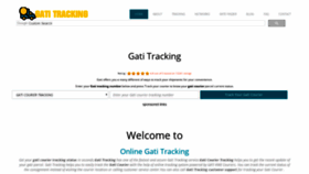 What Gatitracking.com website looked like in 2018 (5 years ago)