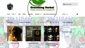 What Greenking.us website looked like in 2018 (5 years ago)