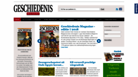 What Geschiedenismagazine.nl website looked like in 2018 (5 years ago)
